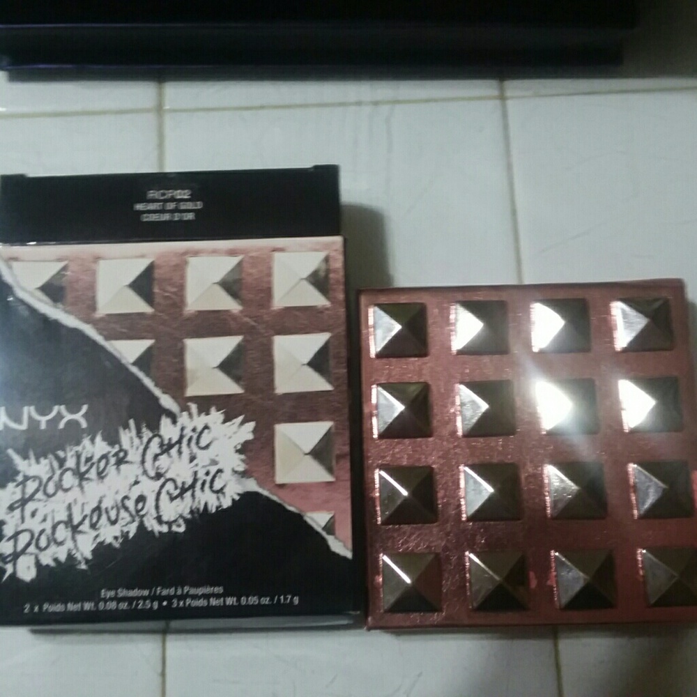NYX rocket chic heart of gold palette